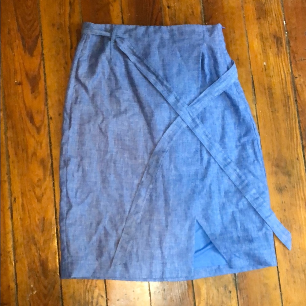 Never worn soft colored split skirt.